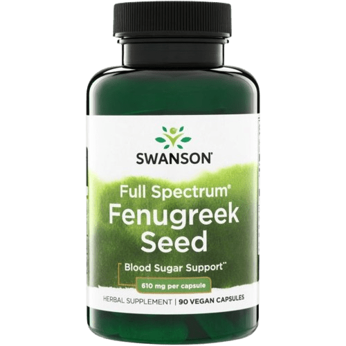 SWANSON Fenugreek Seed 610mg, 90 kapslí