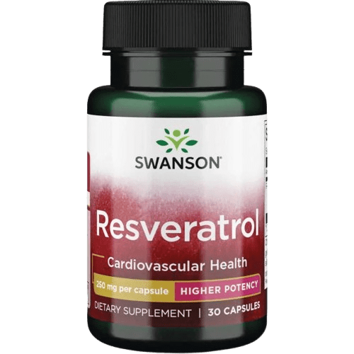 SWANSON Resveratrol 250mg, 30 kapslí