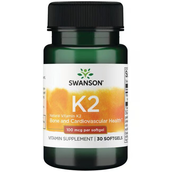 SWANSON Vitamin K2 100mcg 30 kapslí