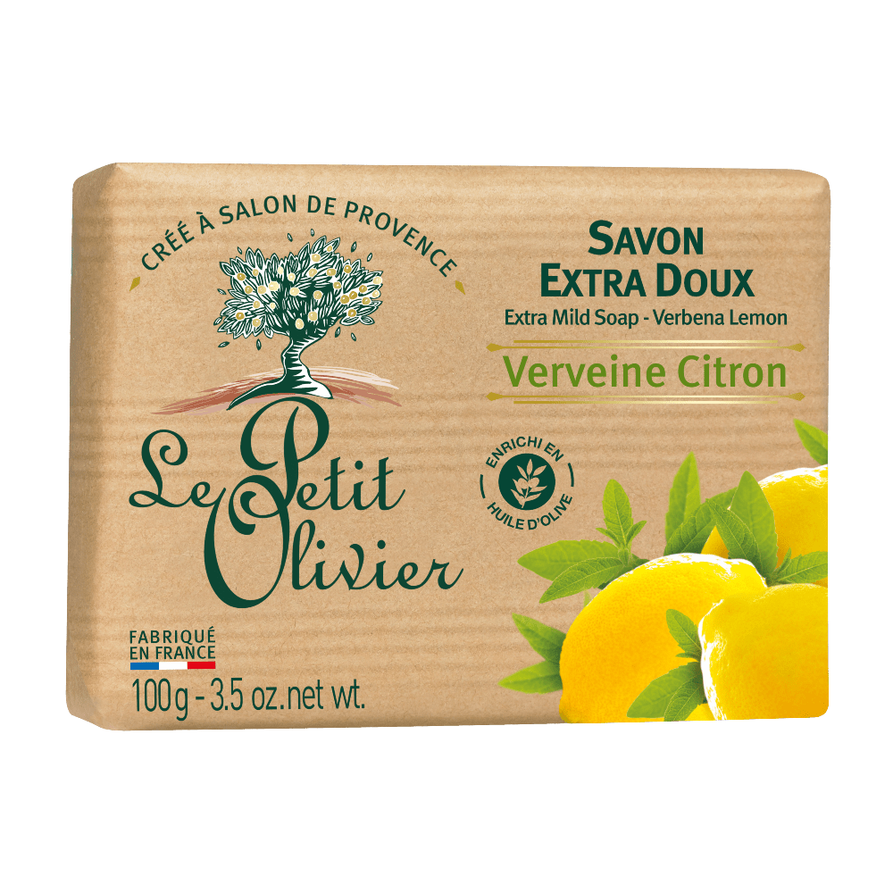 LE PETIT OLIVIER Extra jemné mýdlo Verbena a citrón 100 g