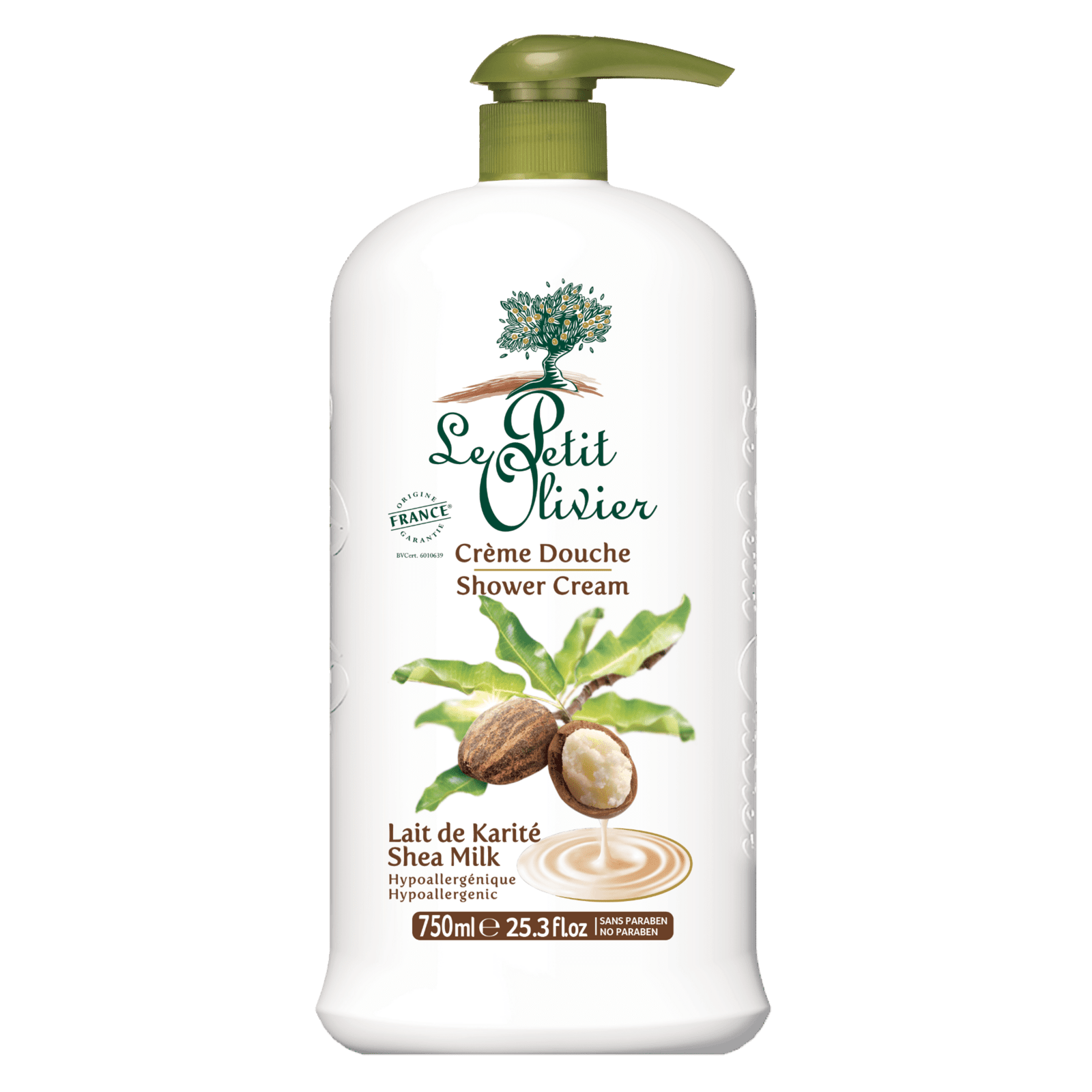 LE PETIT OLIVIER Sprchový krém Bambucké mléko 750 ml