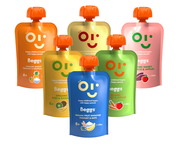 BEGGS BIO Ochutnávkový multipack kapsiček 6 x 120 g
