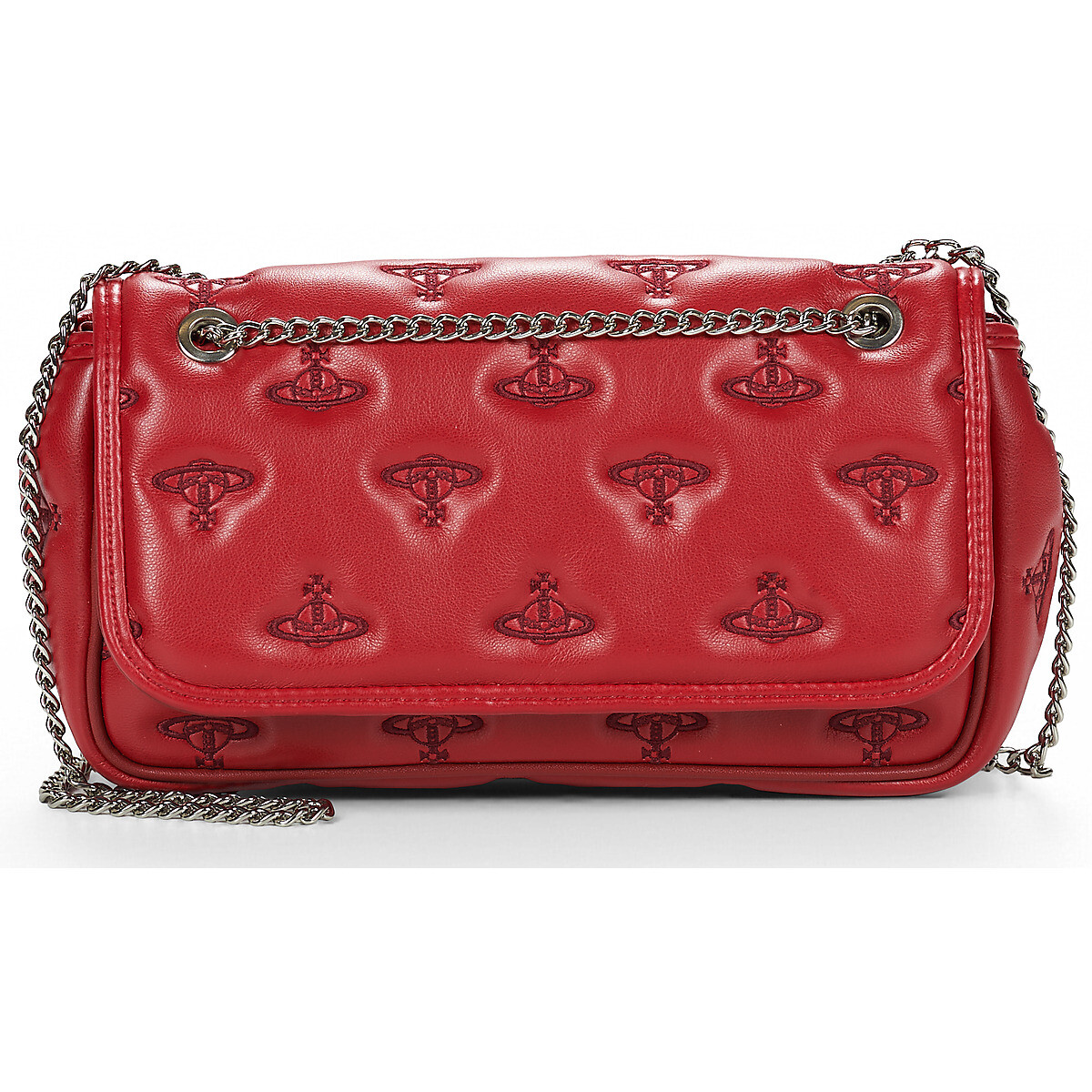 Vivienne Westwood  CHAIN CROSSBODY PURSE  Červená