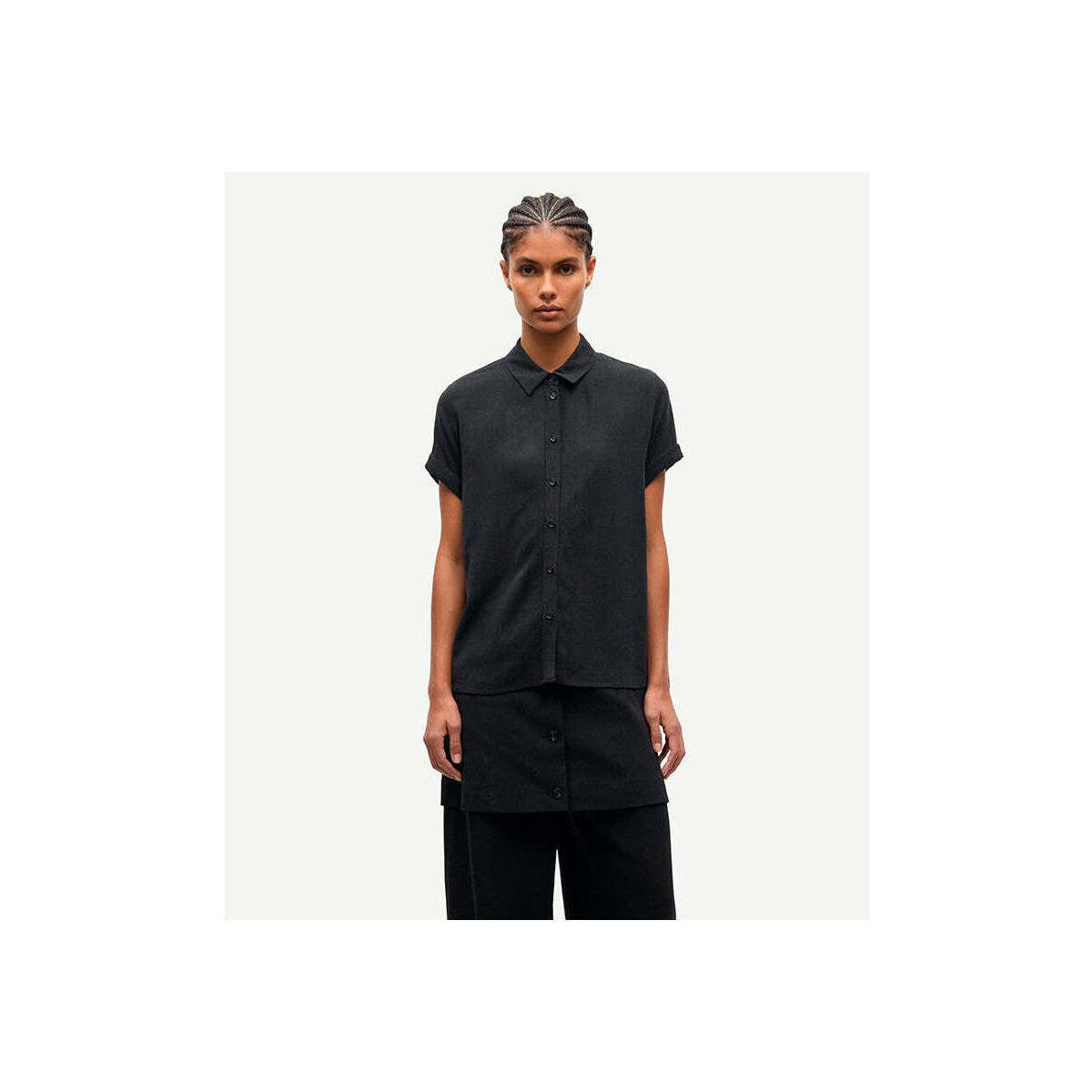 SAMSØE SAMSØE  Samsoe Samajana Shirt Black  ruznobarevne