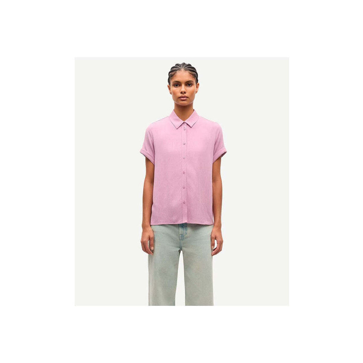 SAMSØE SAMSØE  Samsoe Samajana Shirt Orchid  ruznobarevne