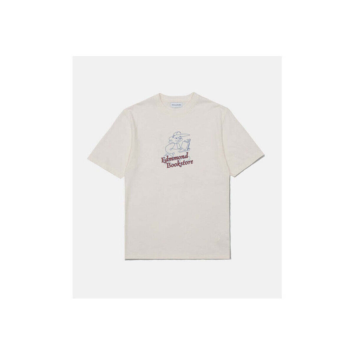 Edmmond Studios  Edmmond Bibliophile Tee Ecru  ruznobarevne