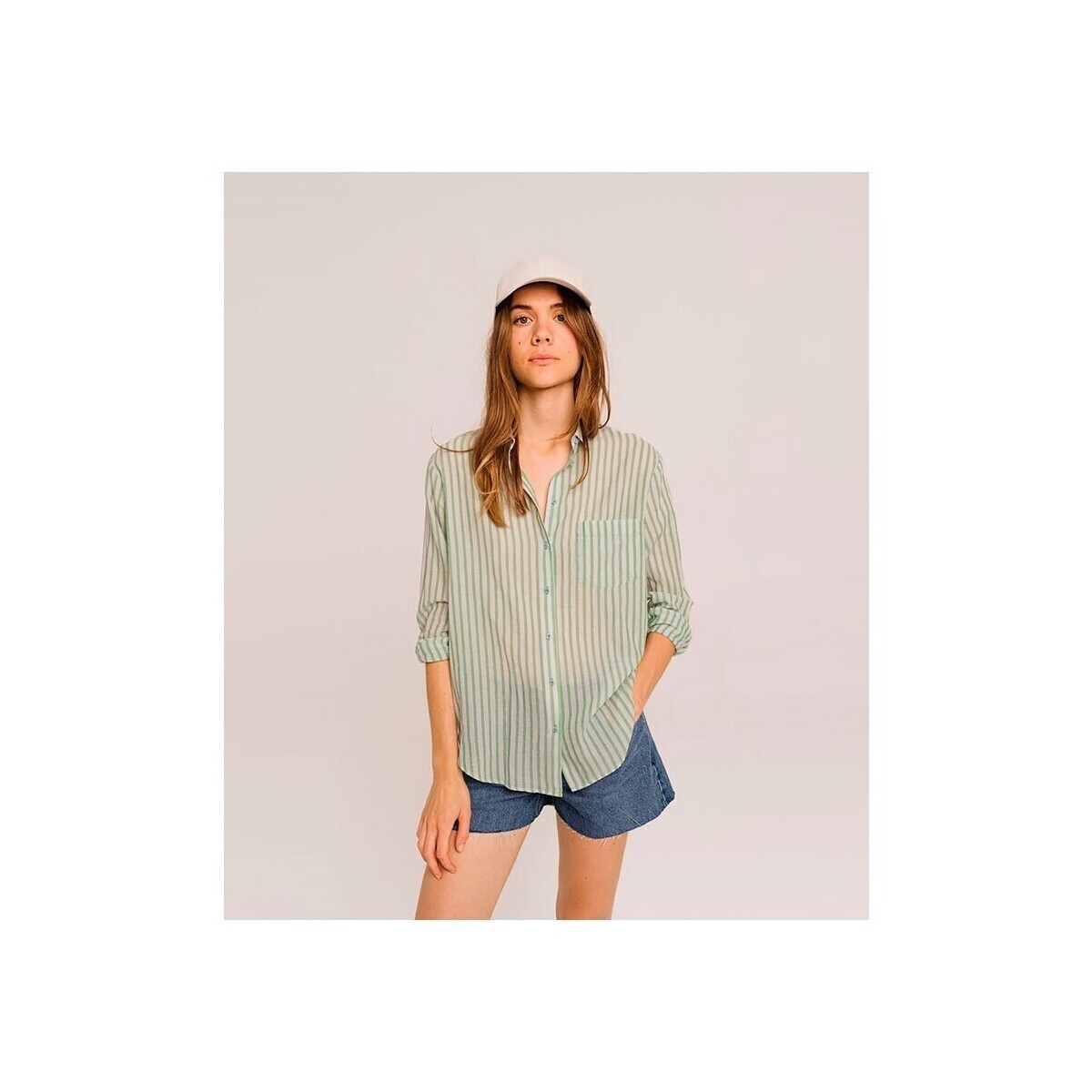 Sacrécoeur  Manon Shirt Green  ruznobarevne