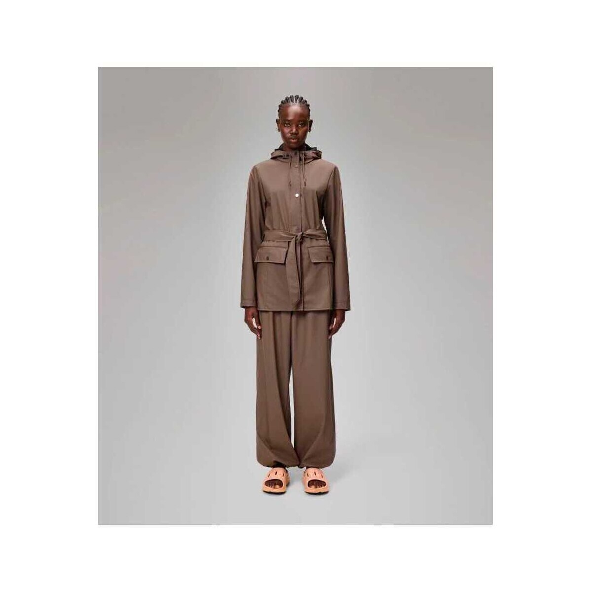 Rains  Curve Jacket Shade  ruznobarevne