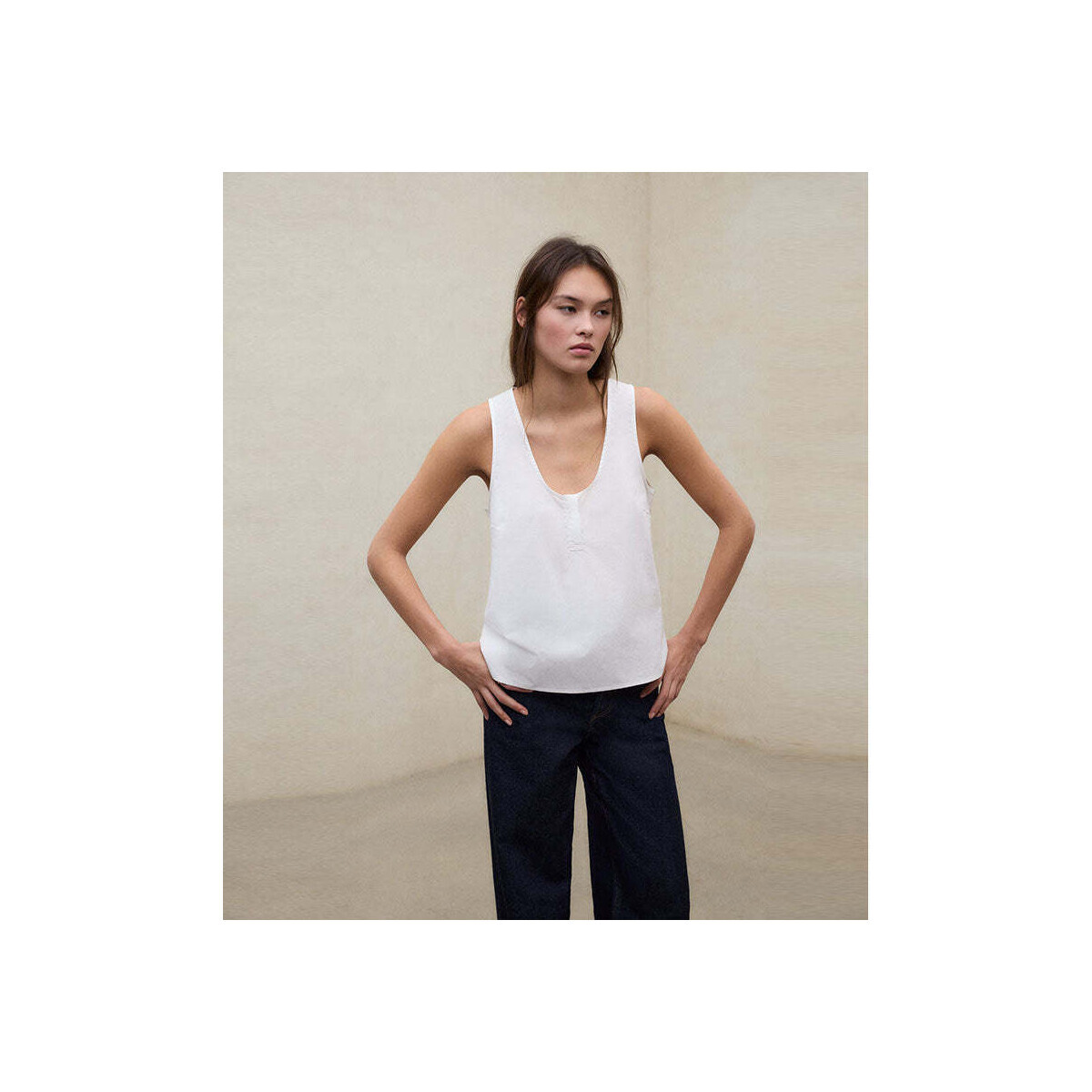 Ecoalf  Rita Shirt Blanco  Bílá