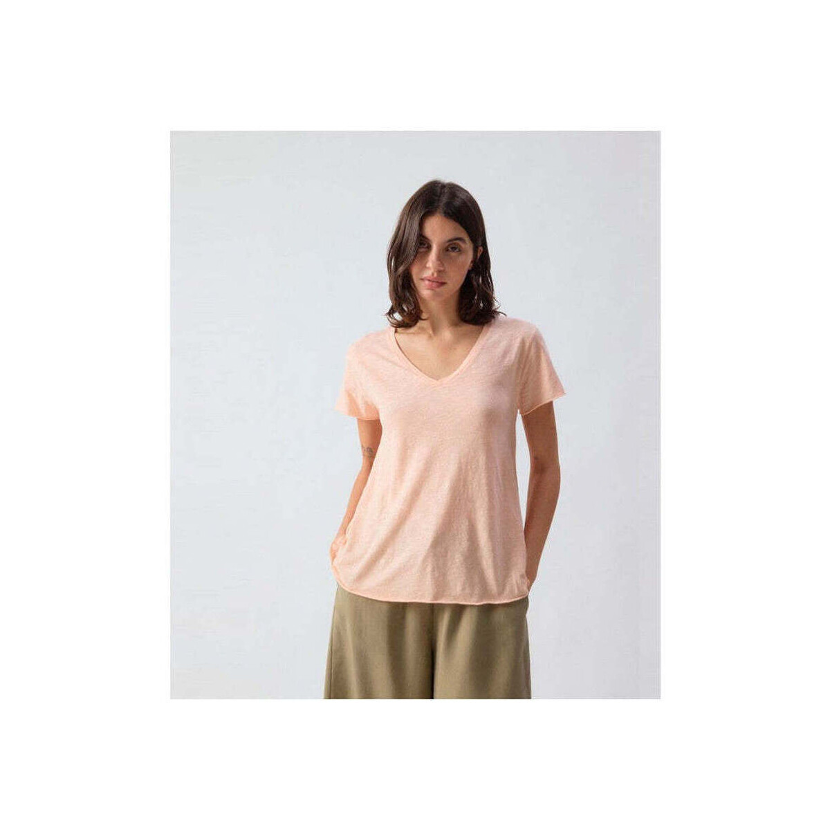 American Vintage  Jack Tshirt Sorbet  ruznobarevne