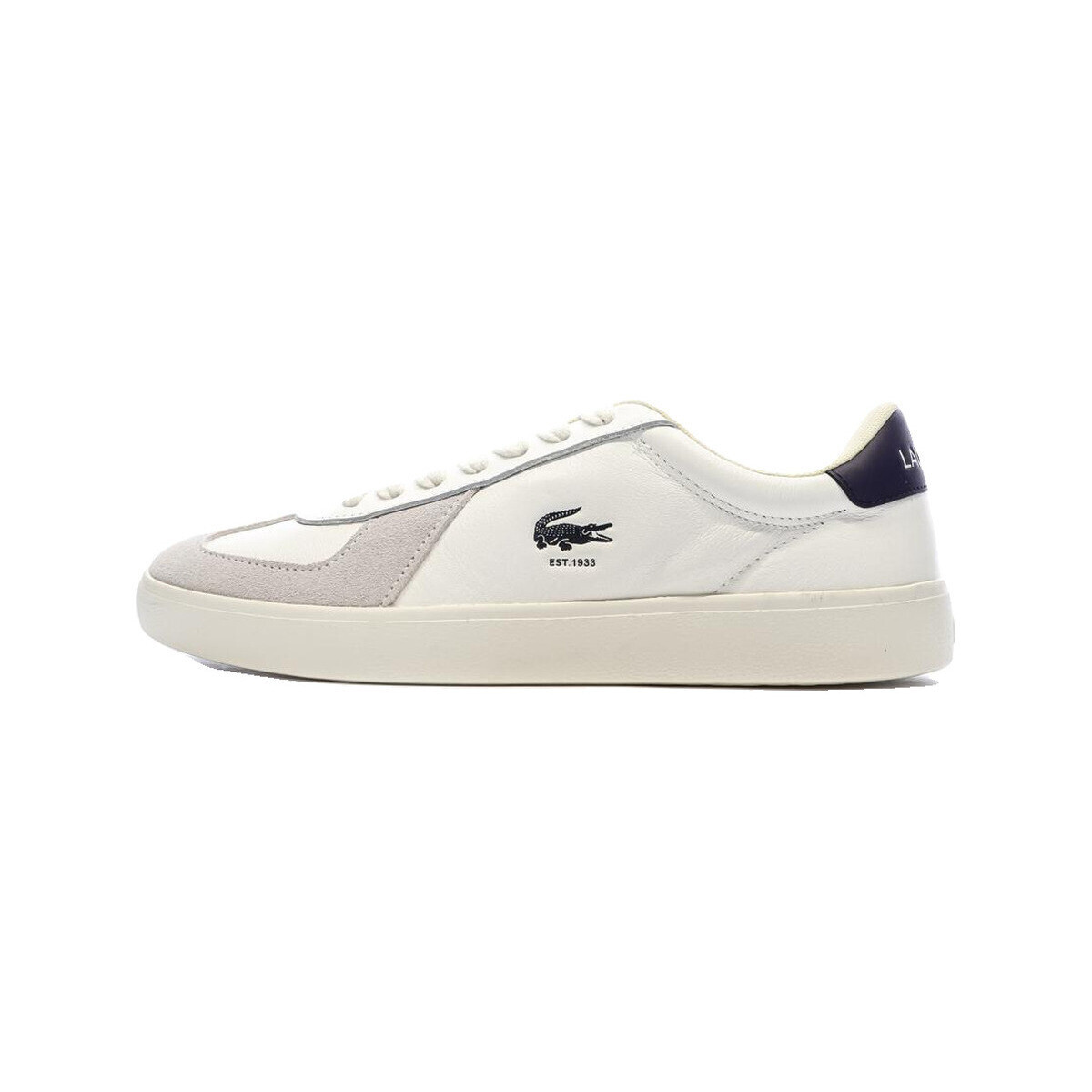 Lacoste  Baskets  BASESHOT PRO cuir et textile  Bílá