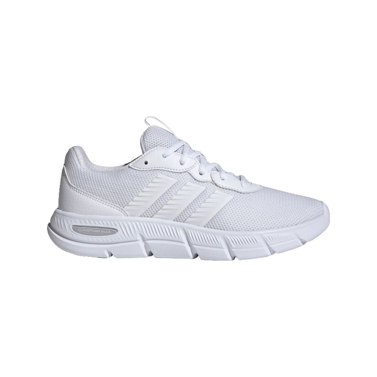 adidas  Baskets  cloudfoam flex laces maille légère  Bílá