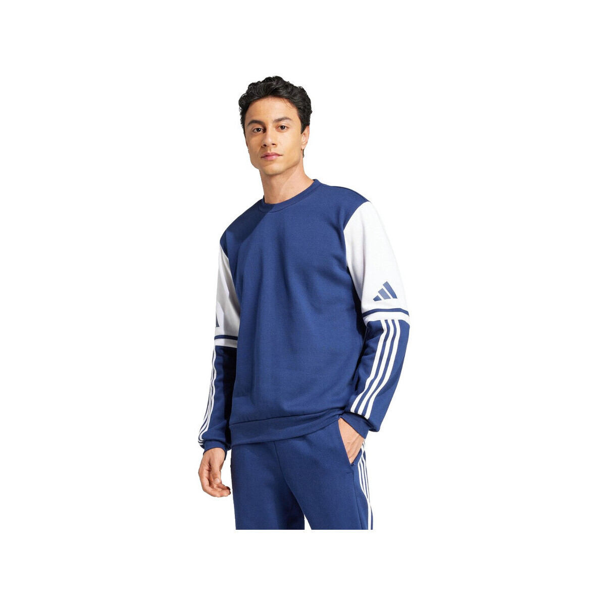 adidas  Sweatshirt  squadra 25 coton  Tmavě modrá