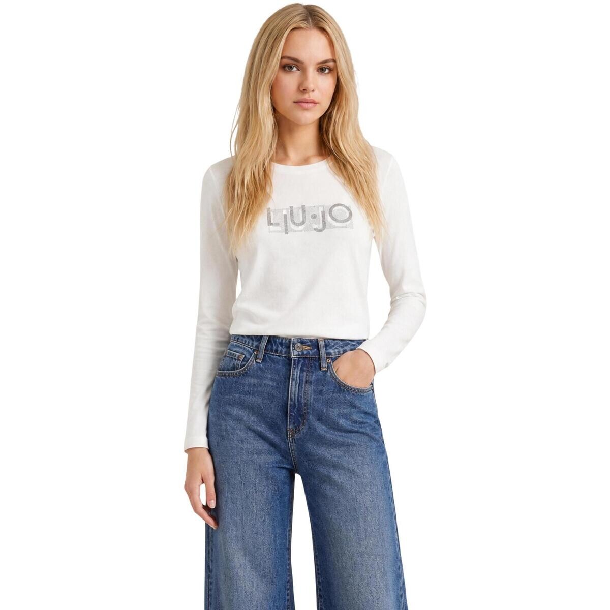 Liu Jo  BASIC T-SHIRT TF6248 JS003  Bílá