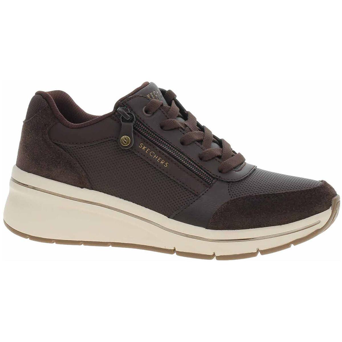 Skechers  Billion Flex - Luxe Up chocolate  Hnědá