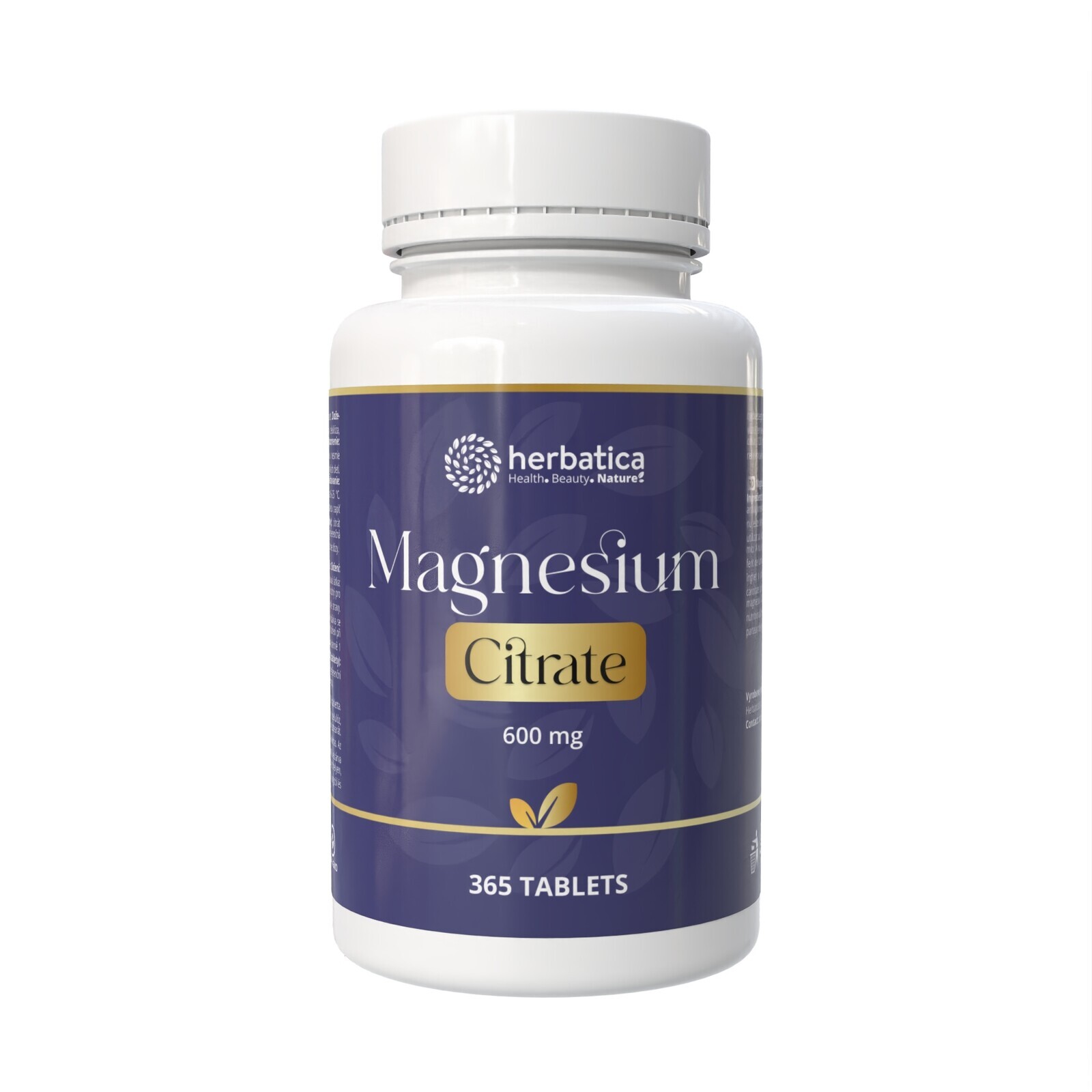 Magnézium citrát 600 mg - 365 tablet - Herbatica