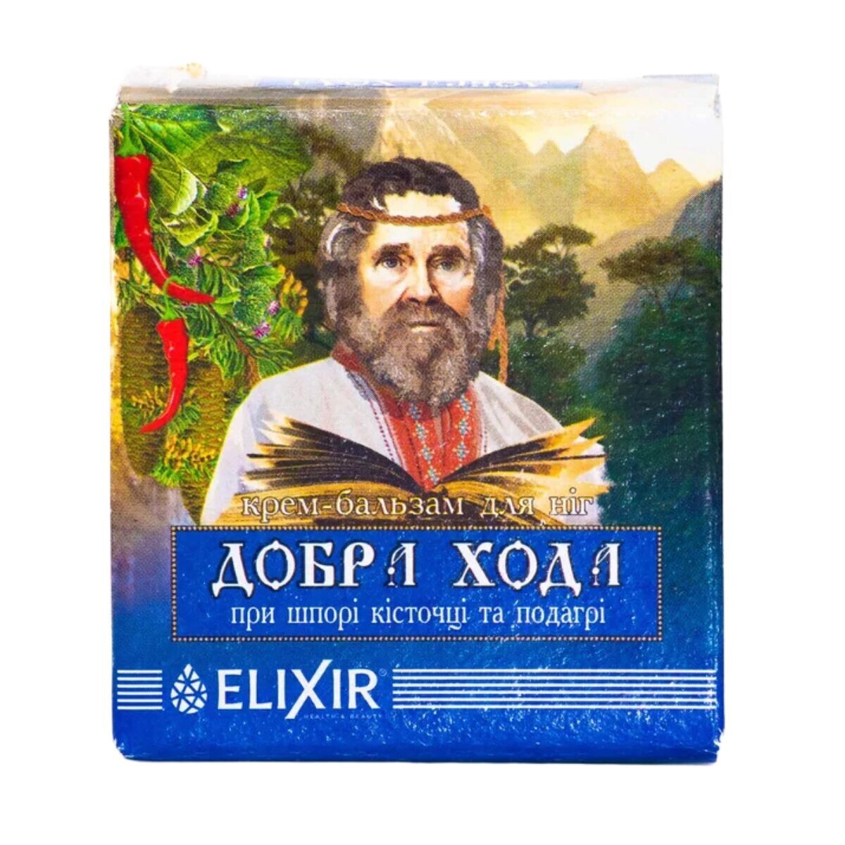 Krémový balzám Dobrá chůze na patní ostruhy, dnu a hallux - 10 ml - Elixir