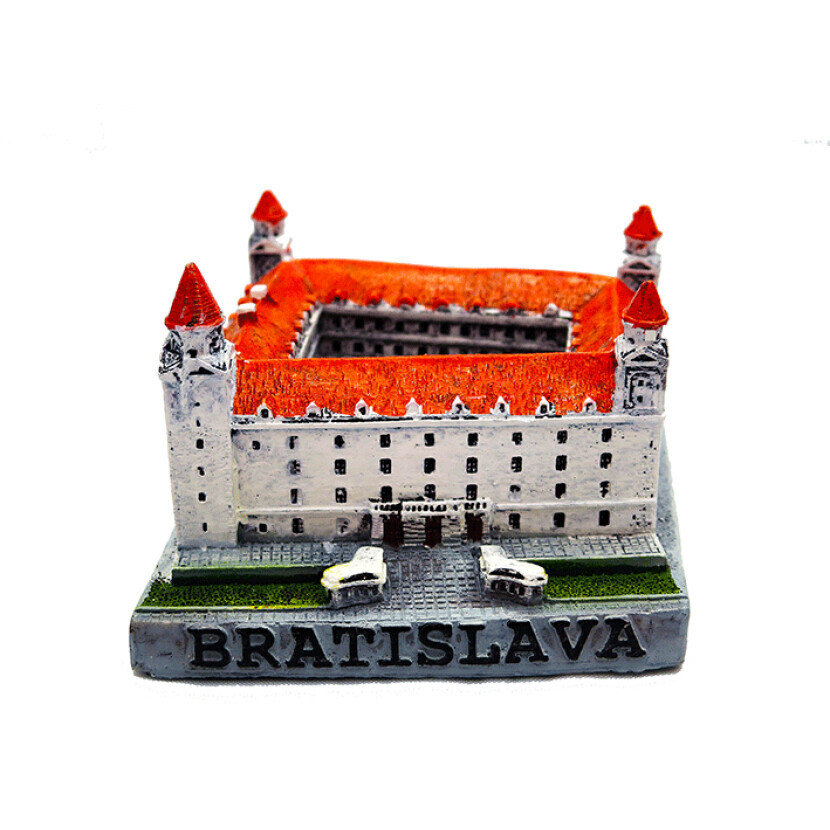 Miniatura Bratislavský hrad - barevná