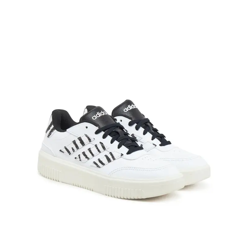 Adidas Courtblock Bold W cloud white/cloud white/core black dámské tenisky
