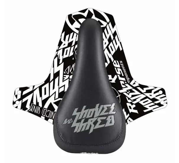 Reverse Sedlo Nico Vink Shovel and Shred černo-šedé + blatníček