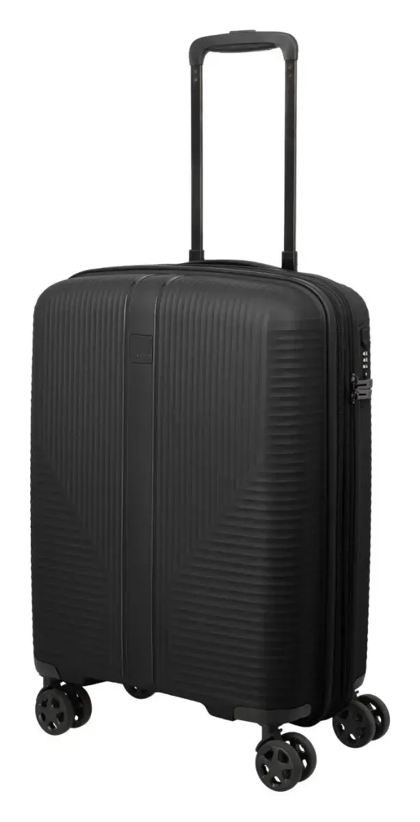 Travelite Air Stripe 4w S černý kabinový kufr
