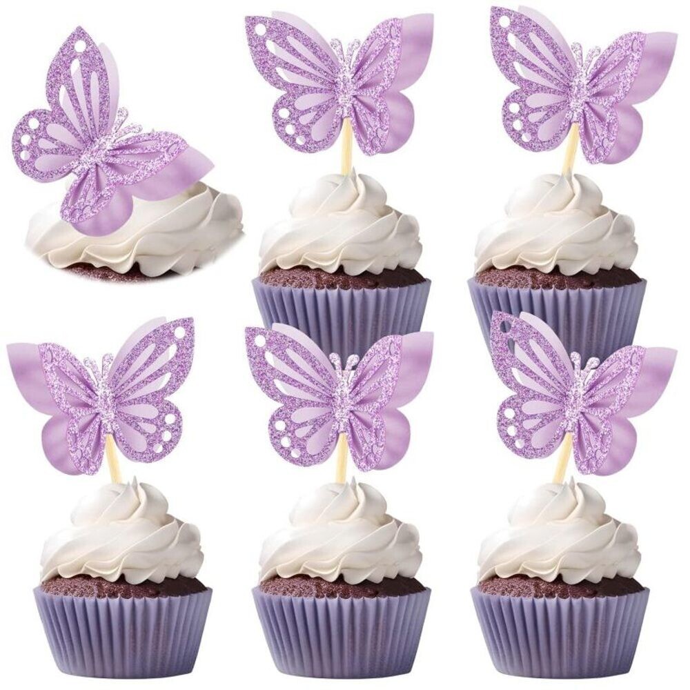 Zápichy na muffiny motýlci 50ks - Cakesicq - Cakesicq