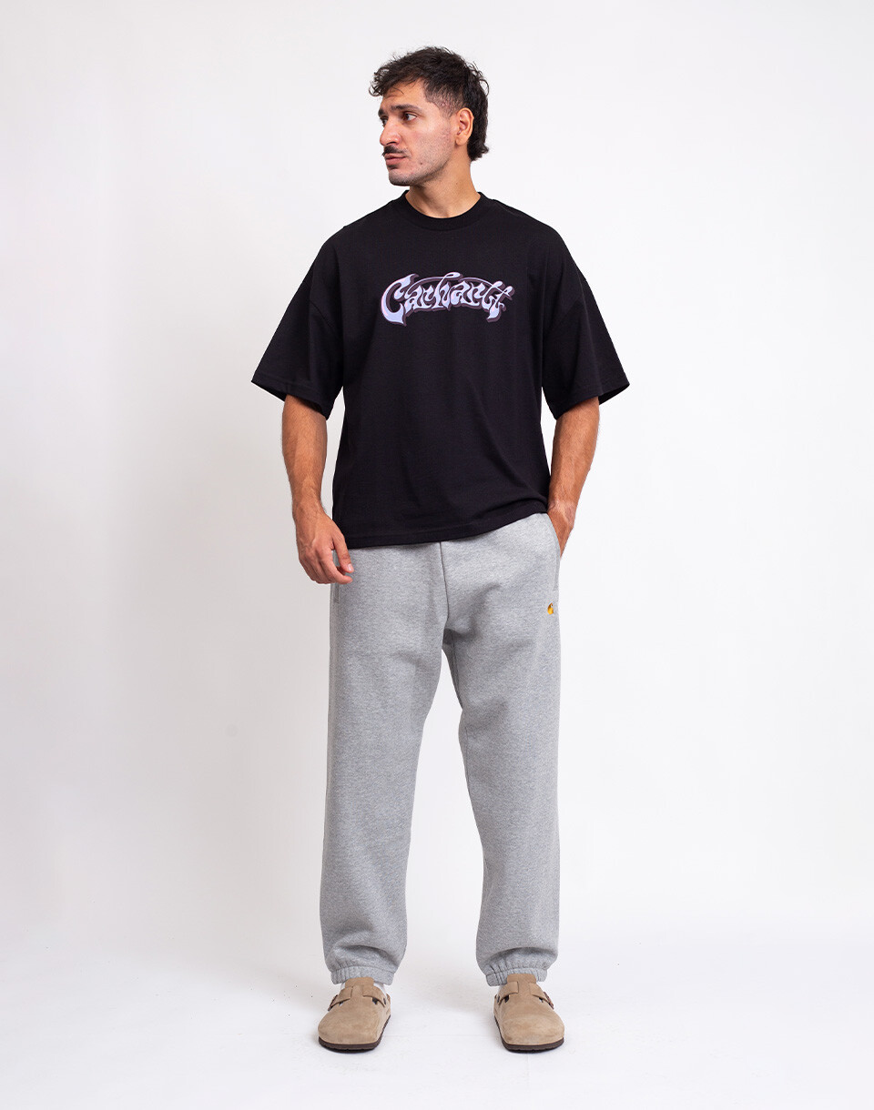 Carhartt WIP Chase Sweat Pant Grey Heather/Gold S