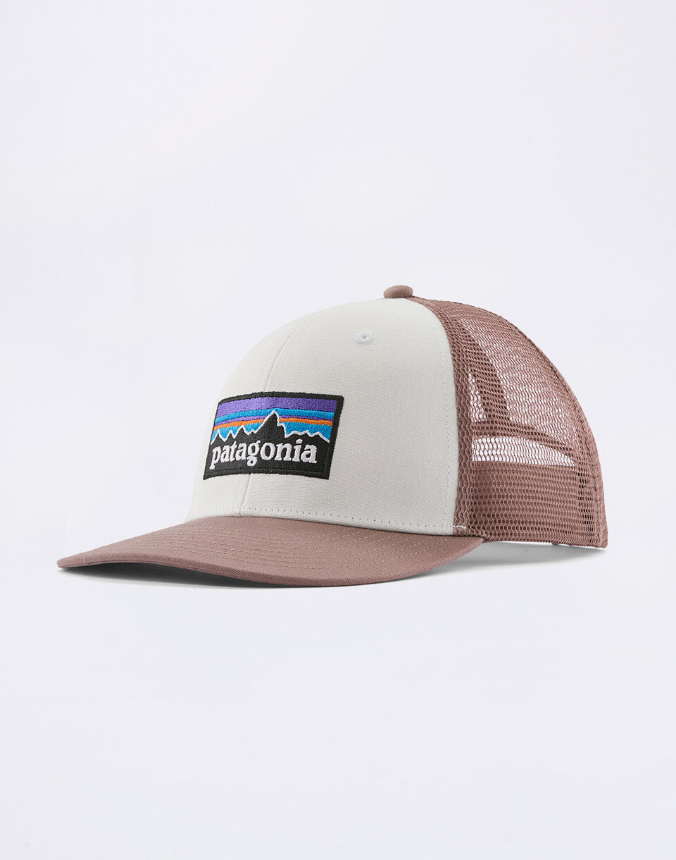 Patagonia P-6 Logo Trucker Hat Birch White
