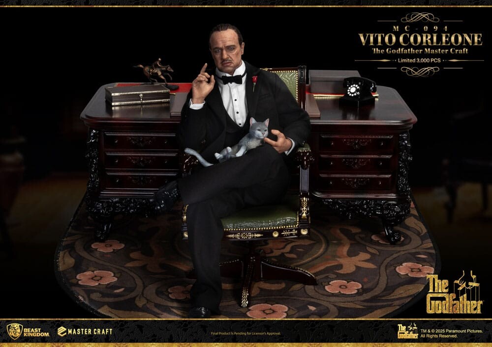 Beast Kingdom Toys | The Godfather - sběratelská socha Master Craft Statue Vito Corleone 31 cm