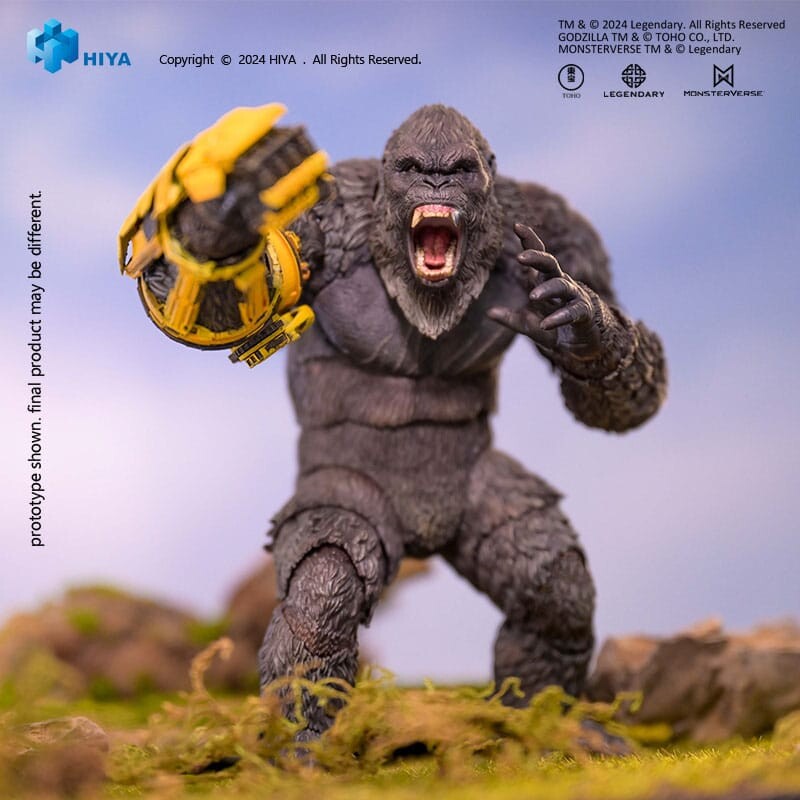 Hiya Toys | Godzilla x Kong: The New Empire - sběratelská figurka Kong (B.E.A.S.T. Glove Version) 16 cm