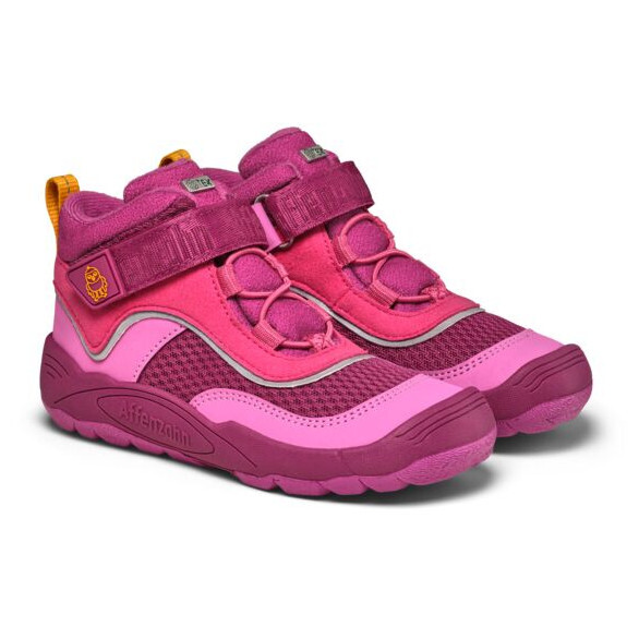 Dětské barefoot boty Affenzahn Low Boot Vegan Explory Bird Velikost bot (EU): 28 / Barva: růžová