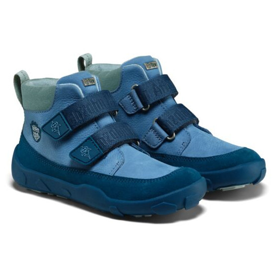 Dětské barefoot boty Affenzahn Low Boot Leather Friendy Shark Velikost bot (EU): 28 / Barva: modrá