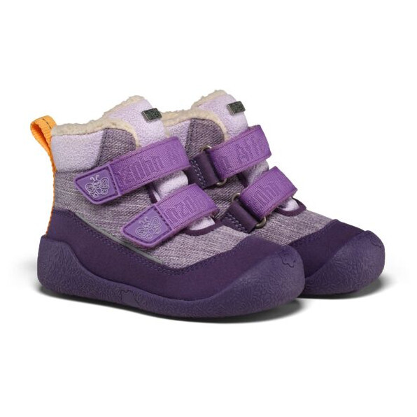 Dětské zimní boty Affenzahn Prewalker Winter Boot Vegan Snuggy Butterfly Velikost bot (EU): 23 / Barva: fialová