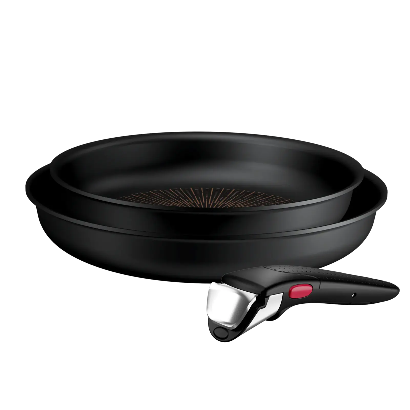 Sada pánví INGENIO EXCELLENCE FUSION 24 + 28 cm, sada 3 ks, titan, Tefal