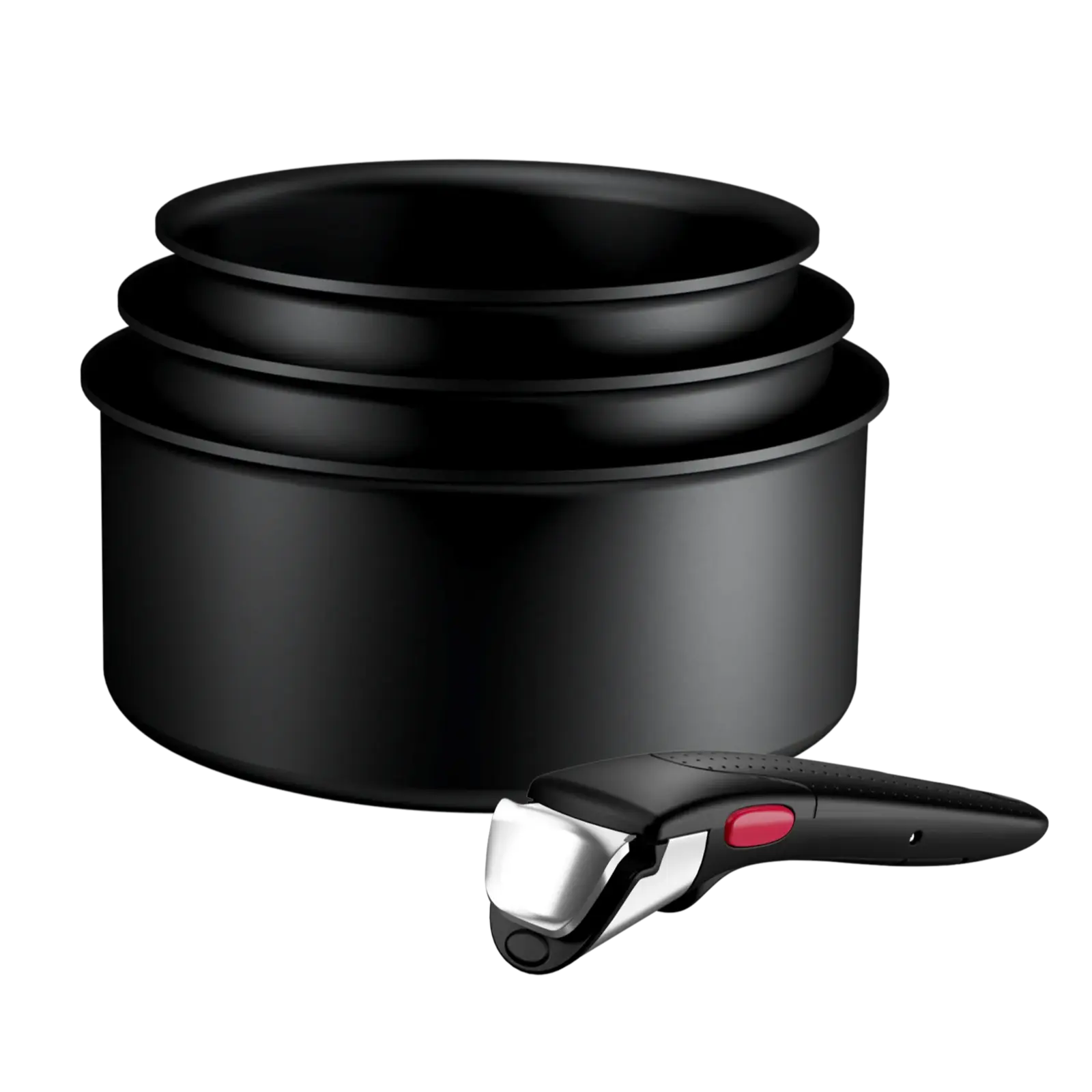 Sada hrnců INGENIO EXCELLENCE FUSION 16 + 18 + 20 cm, sada 4 ks, titan, Tefal