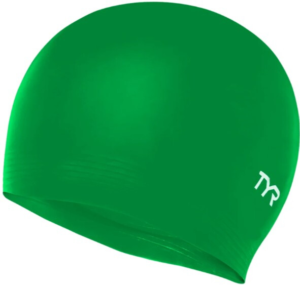 Plavecká čepice Tyr Latex Swim Cap Tmavě zelená