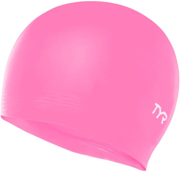 Plavecká čepice Tyr Latex Swim Cap Světle růžová