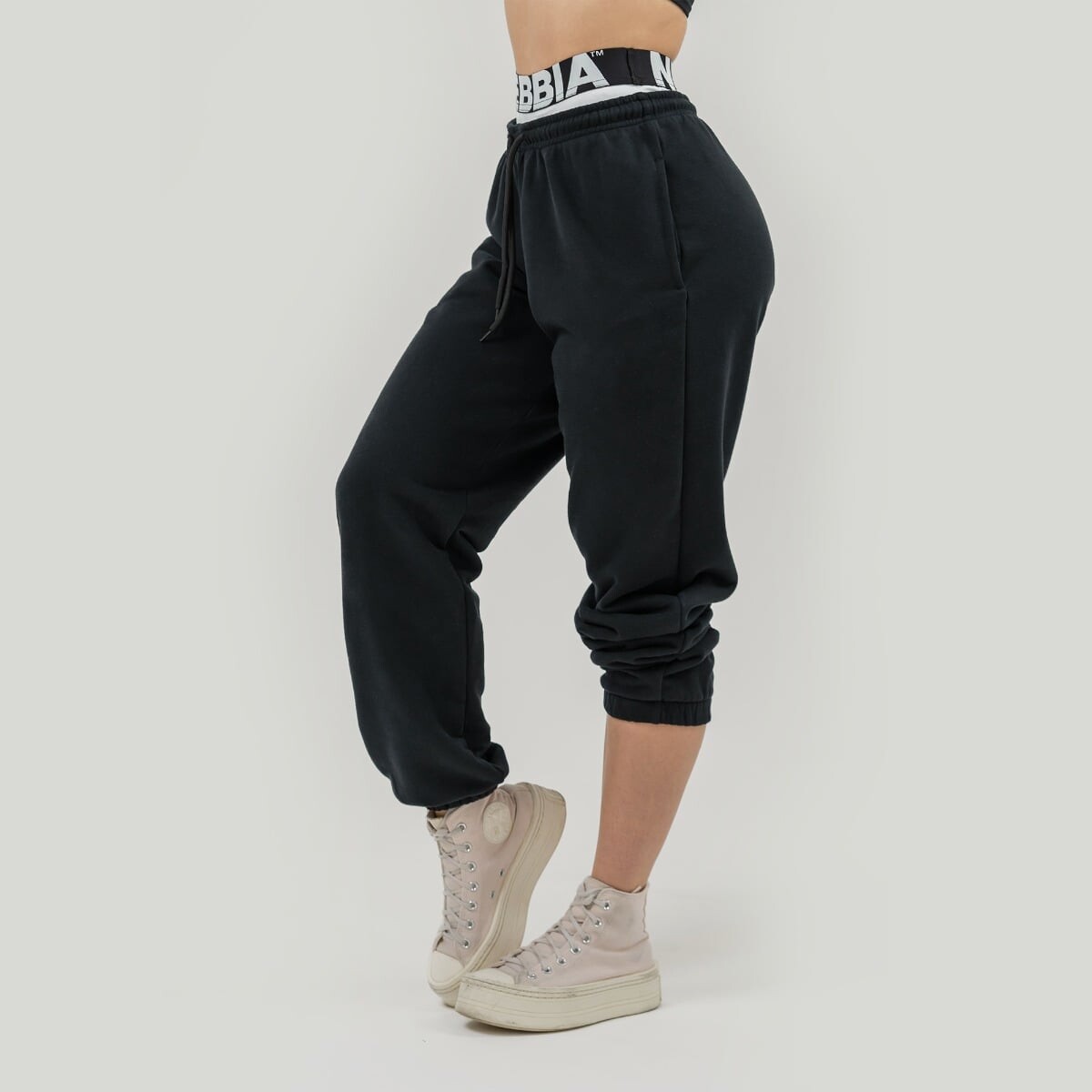 NEBBIA Dámské tepláky Muscle Mommy Black