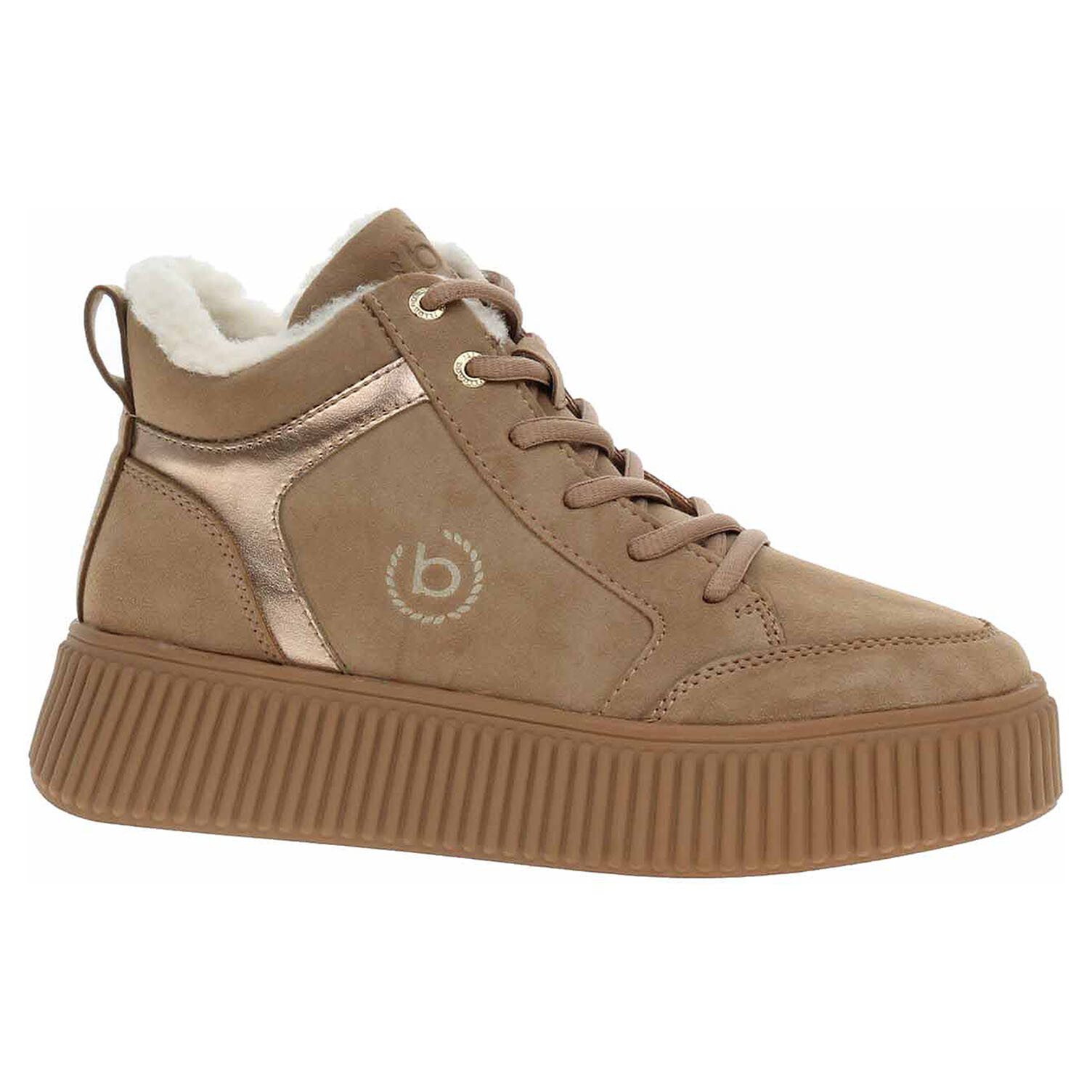 Ecco Dámská kotníková obuv Bugatti 435-AXC50-5550 lt.brown-metalics 22401417