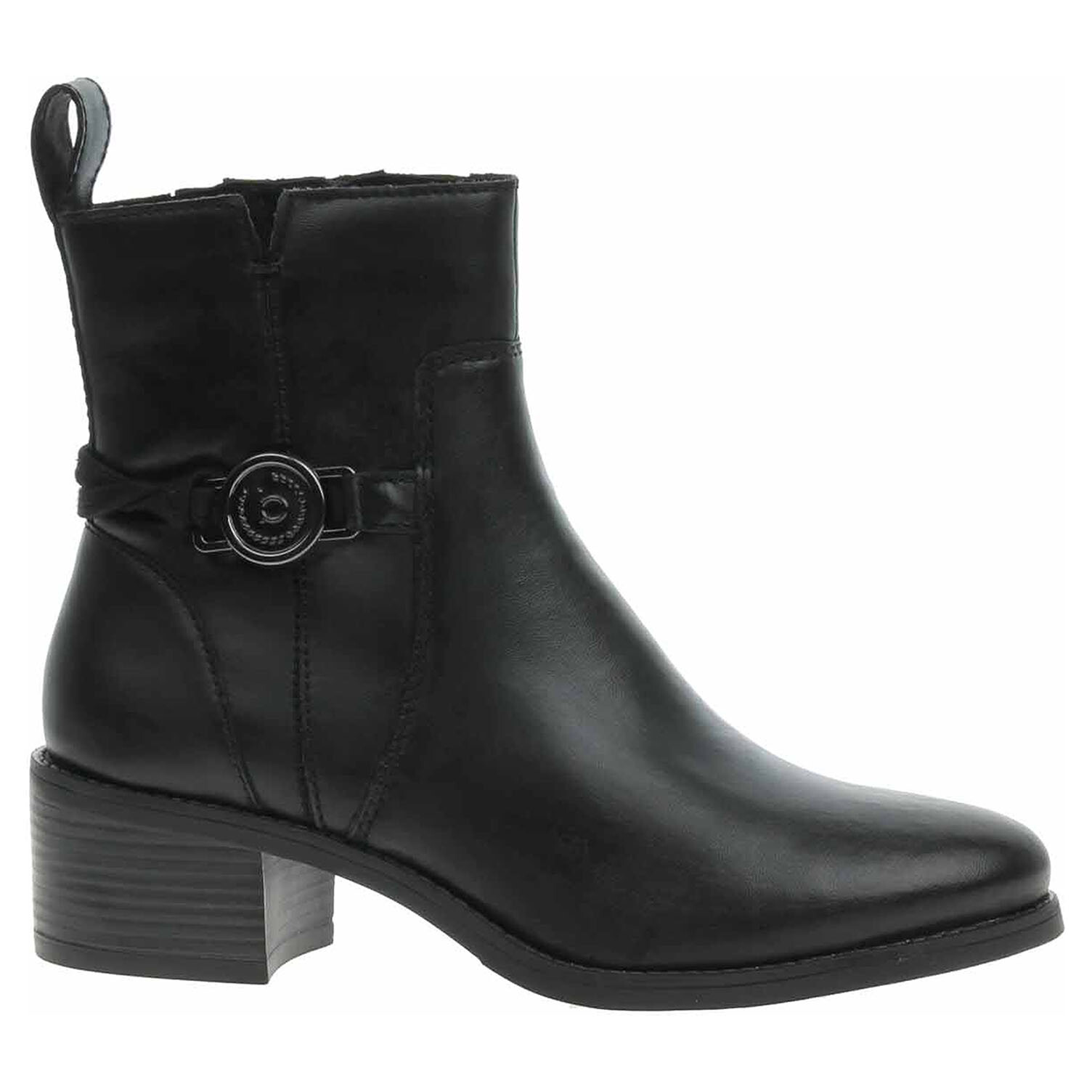 Ecco Dámské polokozačky Bugatti 415-AMQ3D-5000 black 22601464