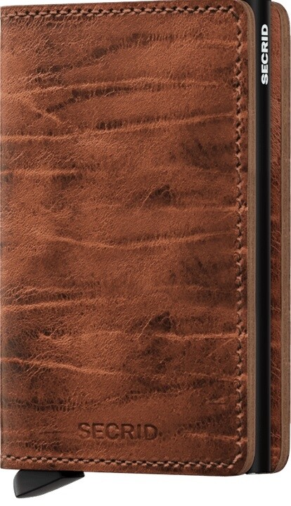 Kožená mini peněženka Secrid Slimwallet Dutch Martin Whiskey