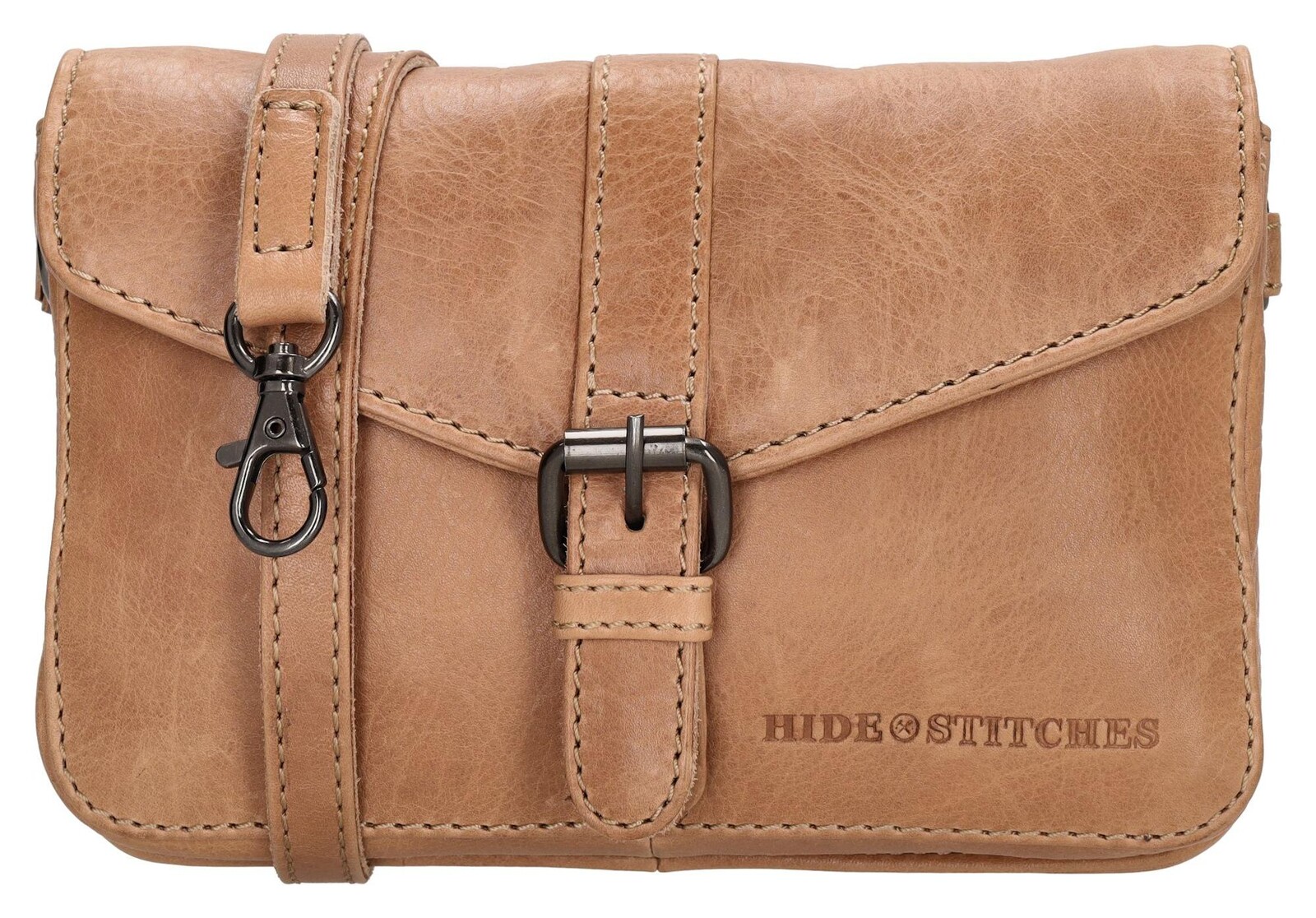 Crossbody kabelka Hide & Stitches Porto 21115 Taupe