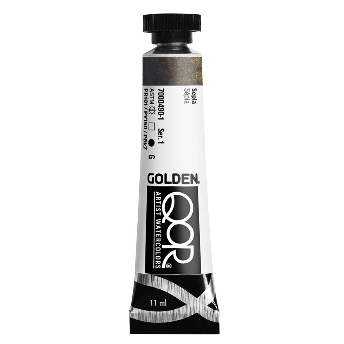 Akvarelová barva Golden QoR 11 ml - Sepia 0490