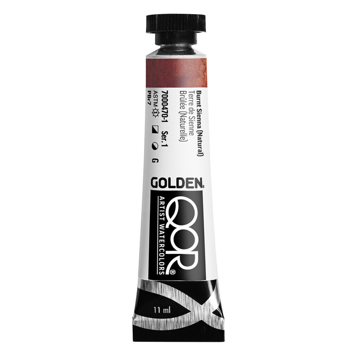 Akvarelová barva Golden QoR 11 ml - Burnt Sienna (Natural) 0470