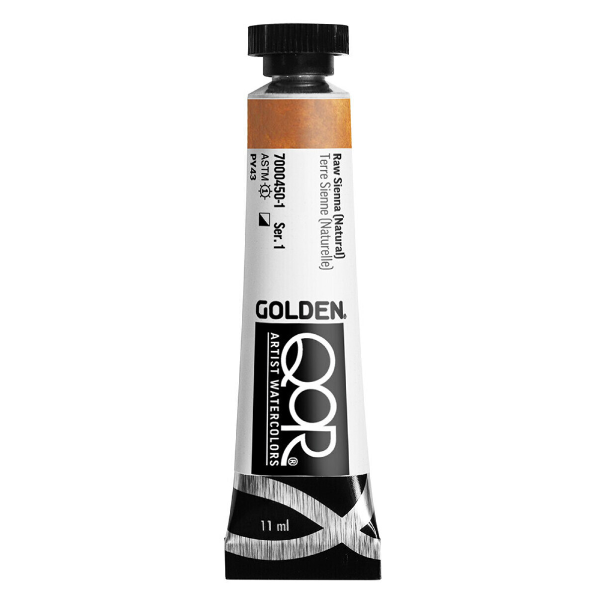 Akvarelová barva Golden QoR 11 ml - Raw Sienna (Natural) 0450