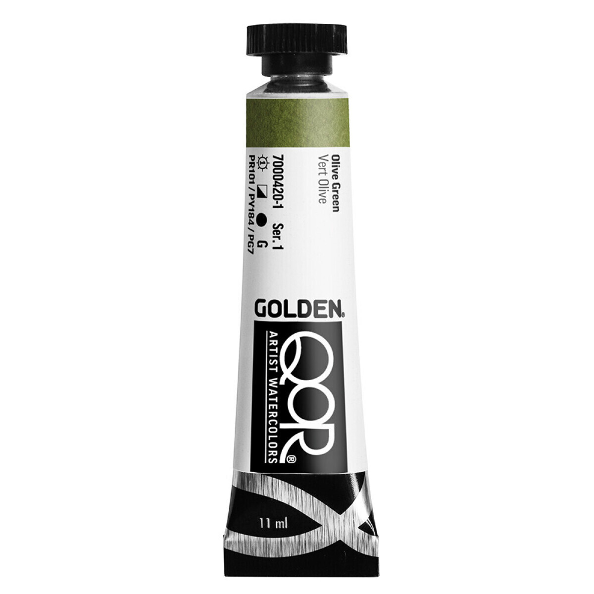 Akvarelová barva Golden QoR 11 ml - Olive Green 0420