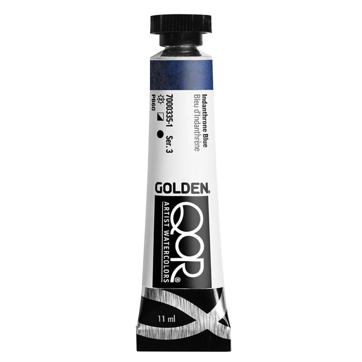 Akvarelová barva Golden QoR 11 ml - Indanthrone Blue 0335