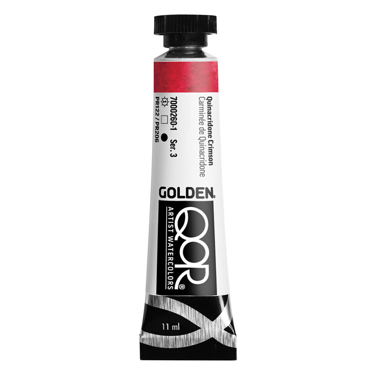 Akvarelová barva Golden QoR 11 ml - Quinacridone Crimson 0260
