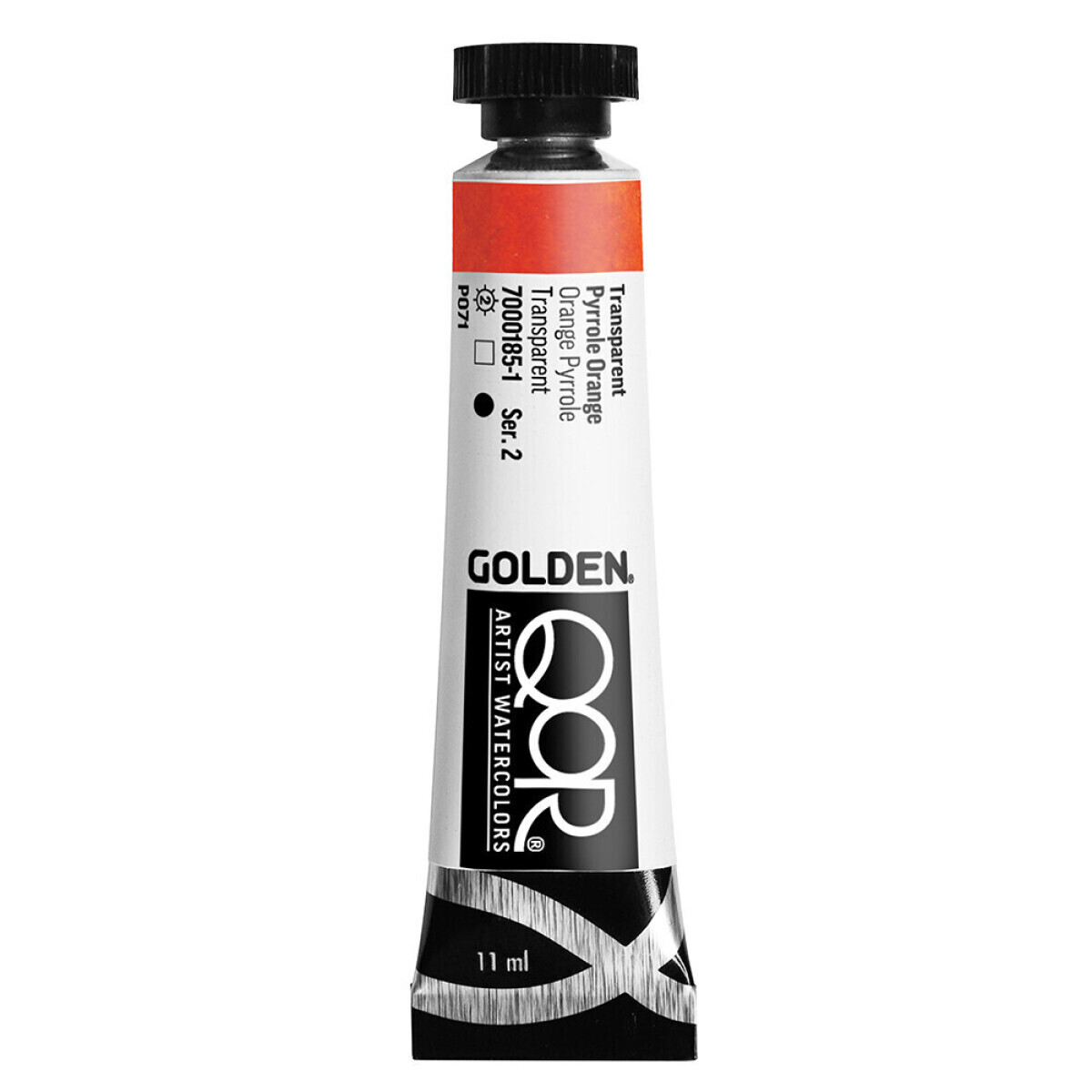 Akvarelová barva Golden QoR 11 ml - Transparent Pyrrole Orange 0185