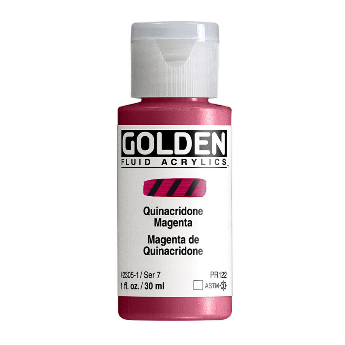 Akrylová barva Golden Fluid 30 ml - Quinacridone Magenta 2305